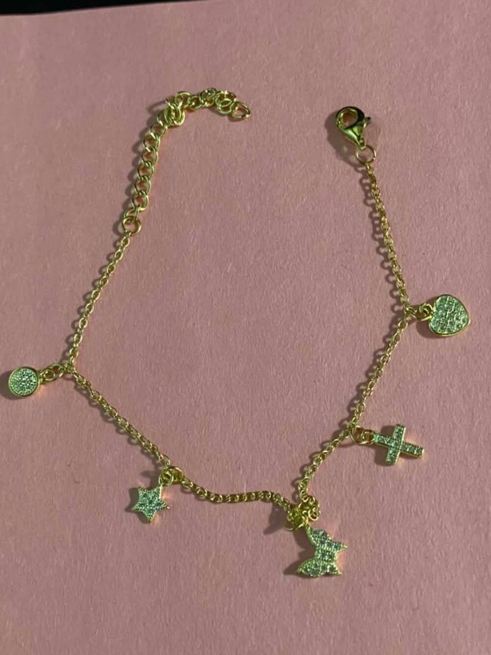 .925 GP Charm Bracelet or Anklet